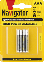 Элемент питания алкалиновый 94 750 NBT-NE-LR03-BP2 | Код. 94750 | Navigator